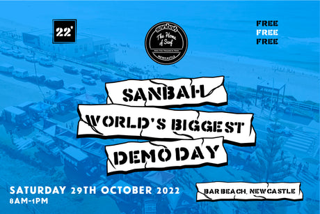 THE SANBAH WORLDS BIGGEST SURFBOARD DEMO DAY IS BACK!