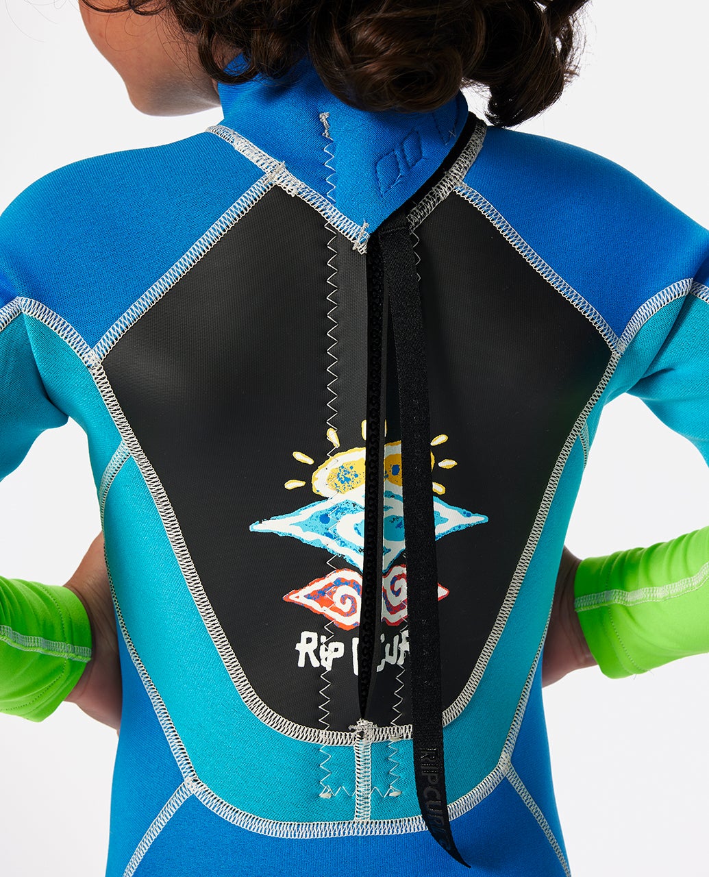 Rip Curl Groms Omega Back Zip Easy ON/OFF Wetsuit