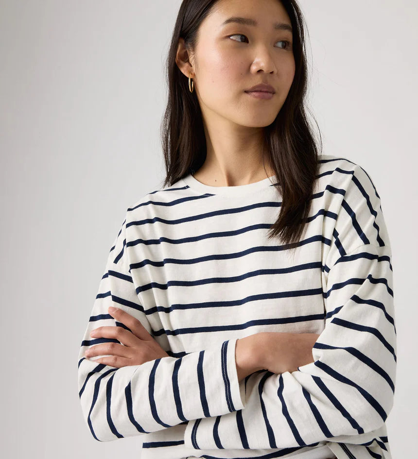 Levi's Womens Julie Slub Long-Sleeve Tee