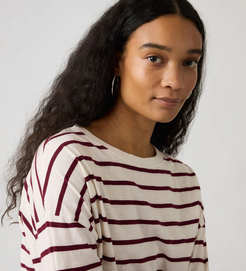 Levi's Womens Julie Slub Long-Sleeve Tee