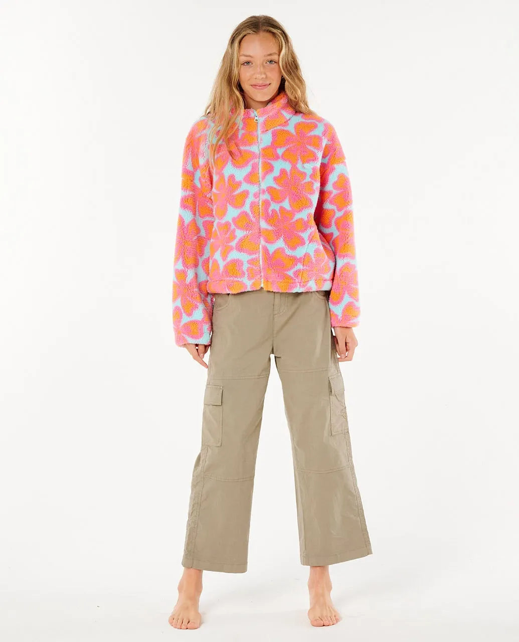 Rip Curl Girls (8-14 years) Neon Isles Polar Fleece