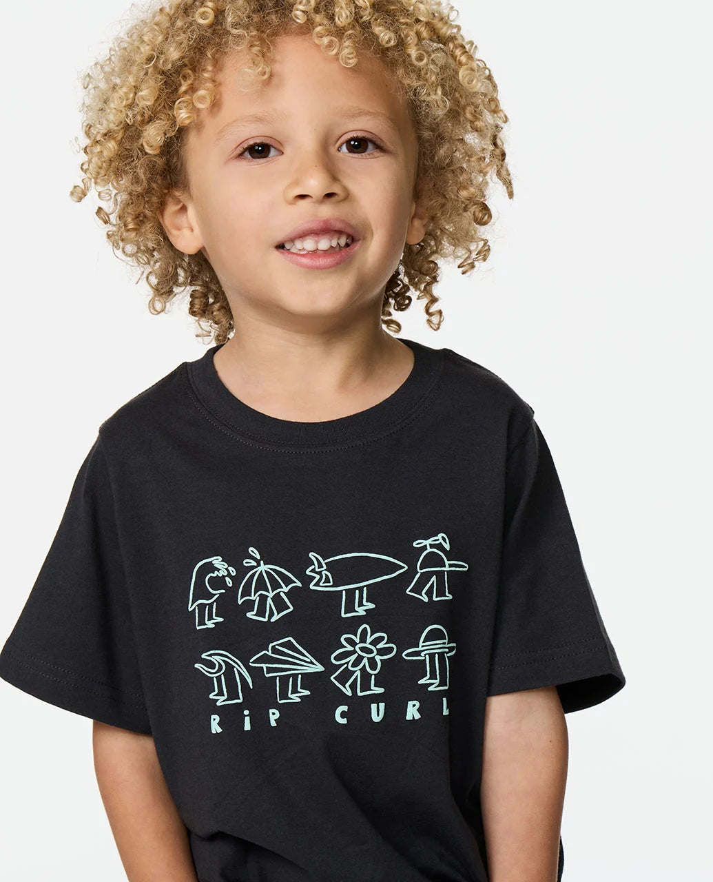 Rip Curl Kids Surf Check Lwa Tee