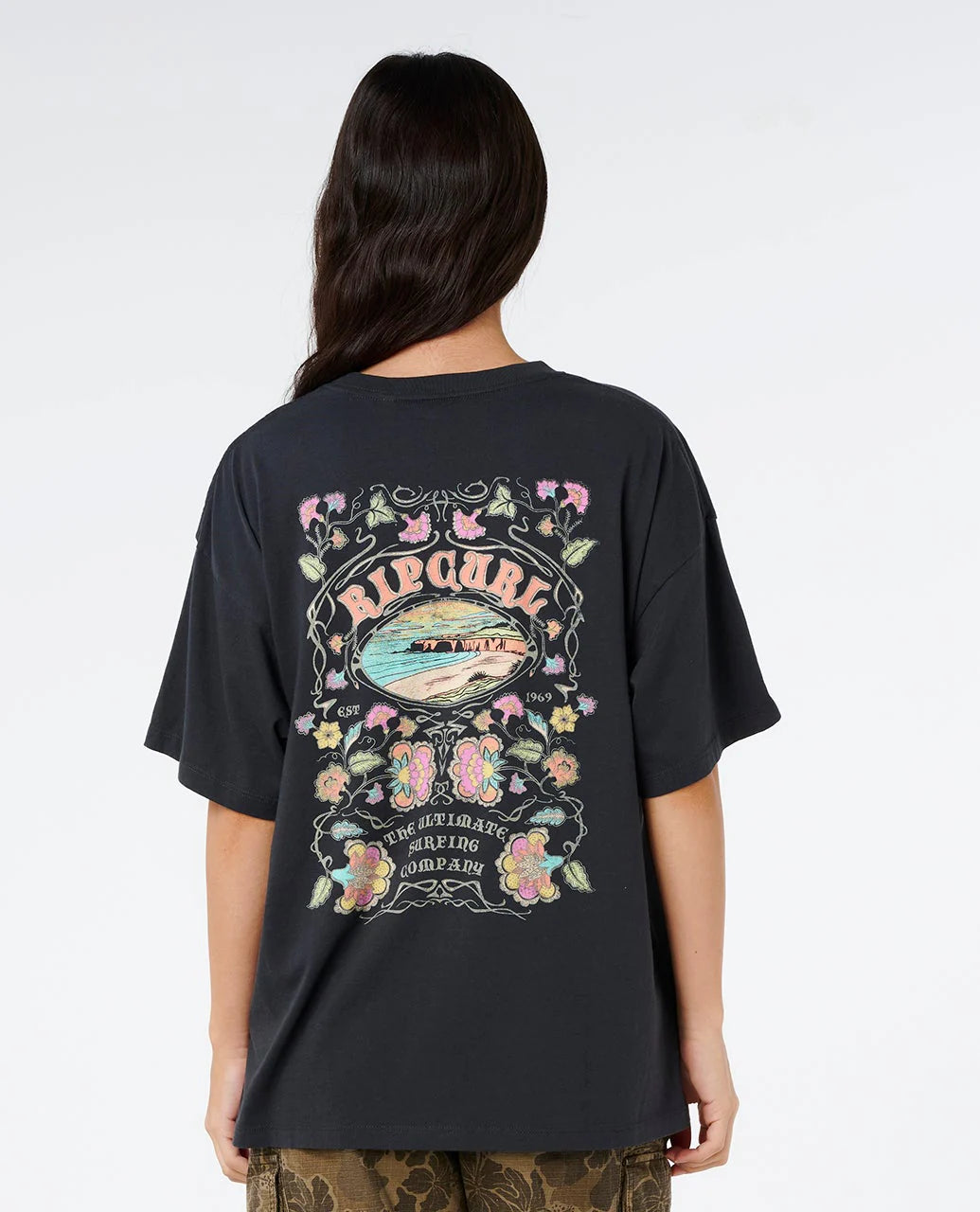 Rip Curl Womens Half Moon Bay Heritage Tee