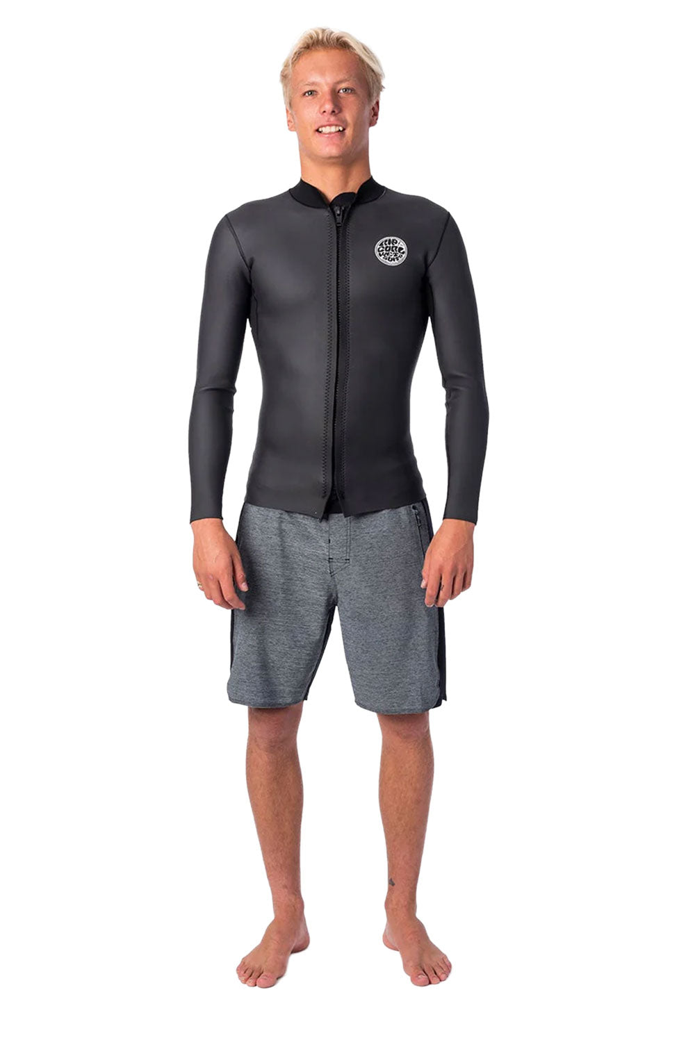Rip Curl Mens Dawn Patrol 1.5mm Long Sleeve Front Zip Jacket