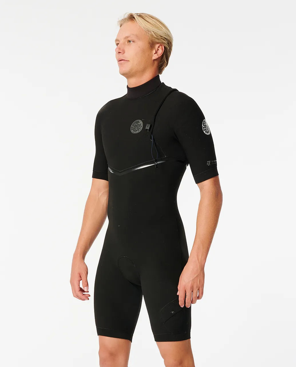 Rip Curl Mens E-Bomb 2/2mm Zip Free Short Sleeve Springsuit