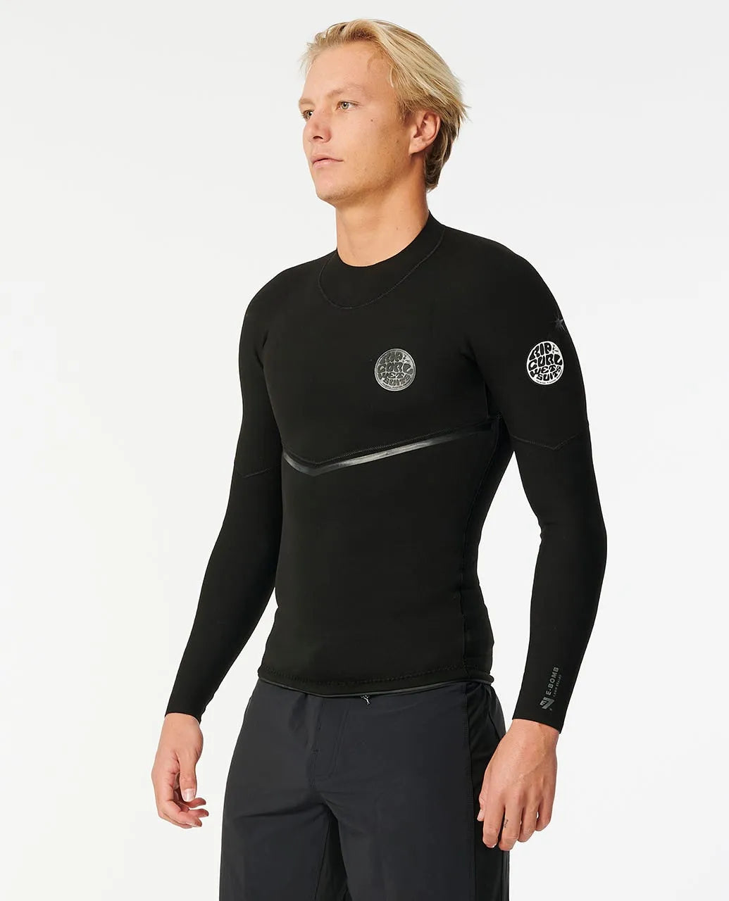 Rip Curl Mens E-Bomb 1.5mm Long Sleeve Wetsuit Jacket