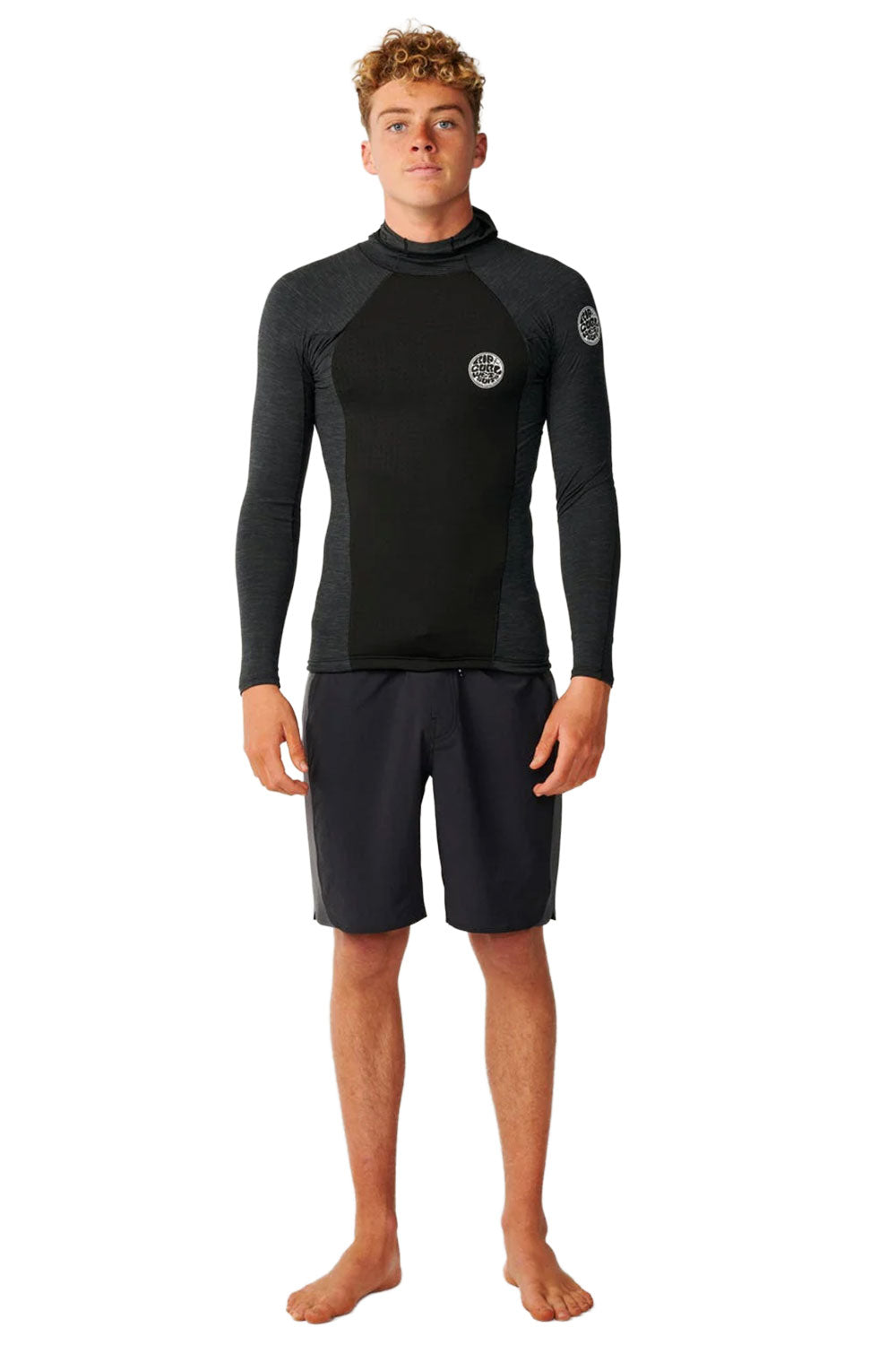 Rip Curl Mens Ultimate Search Long Sleeve Hood Vest