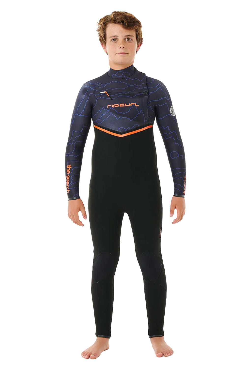 Rip Curl Kids Flashbomb 4/3mm Chest Zip Steamer