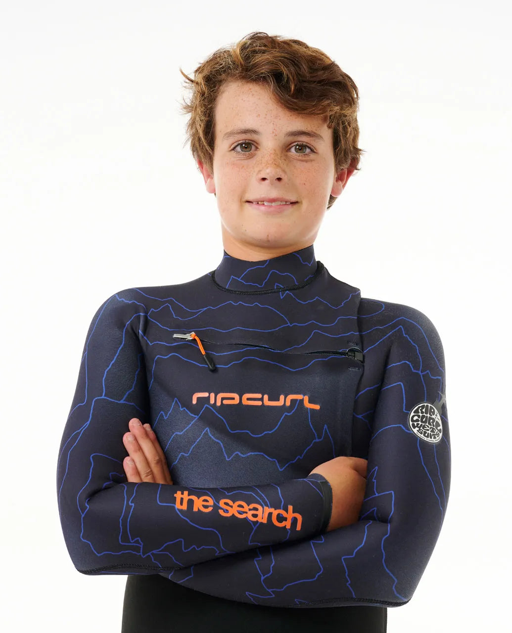 Rip Curl Kids Flashbomb 4/3mm Chest Zip Steamer