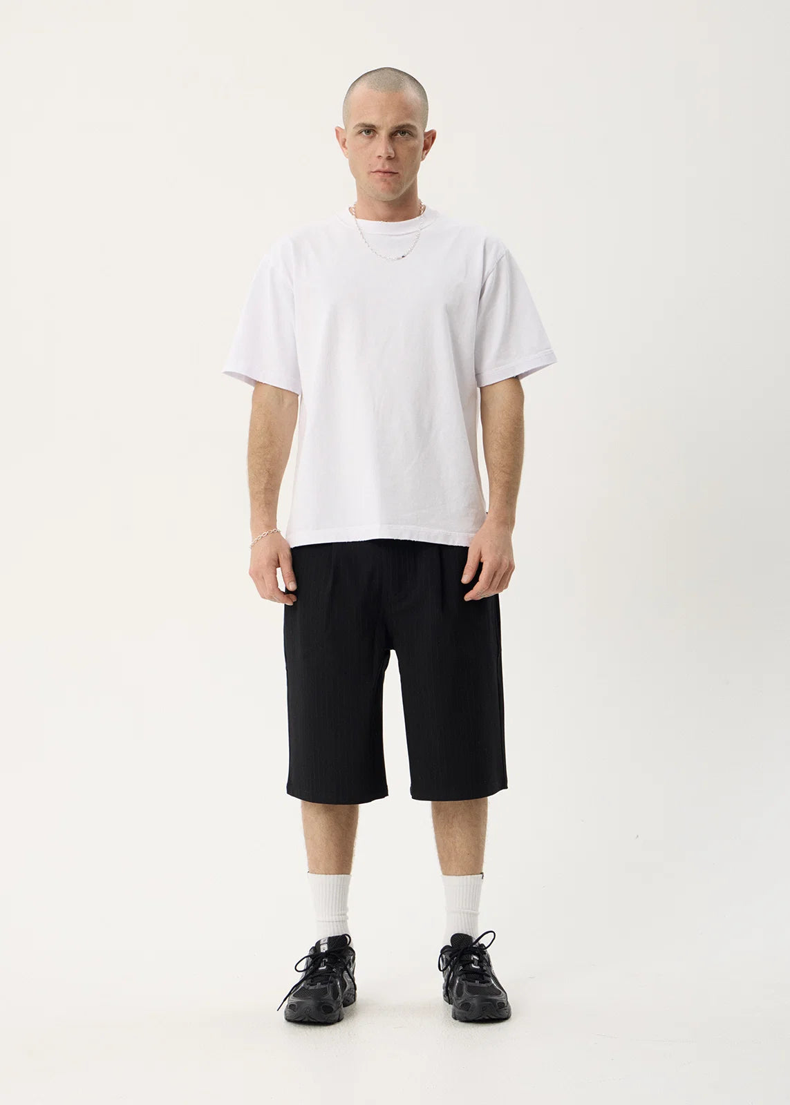 Afends Business Baggy Pleated Short 24"