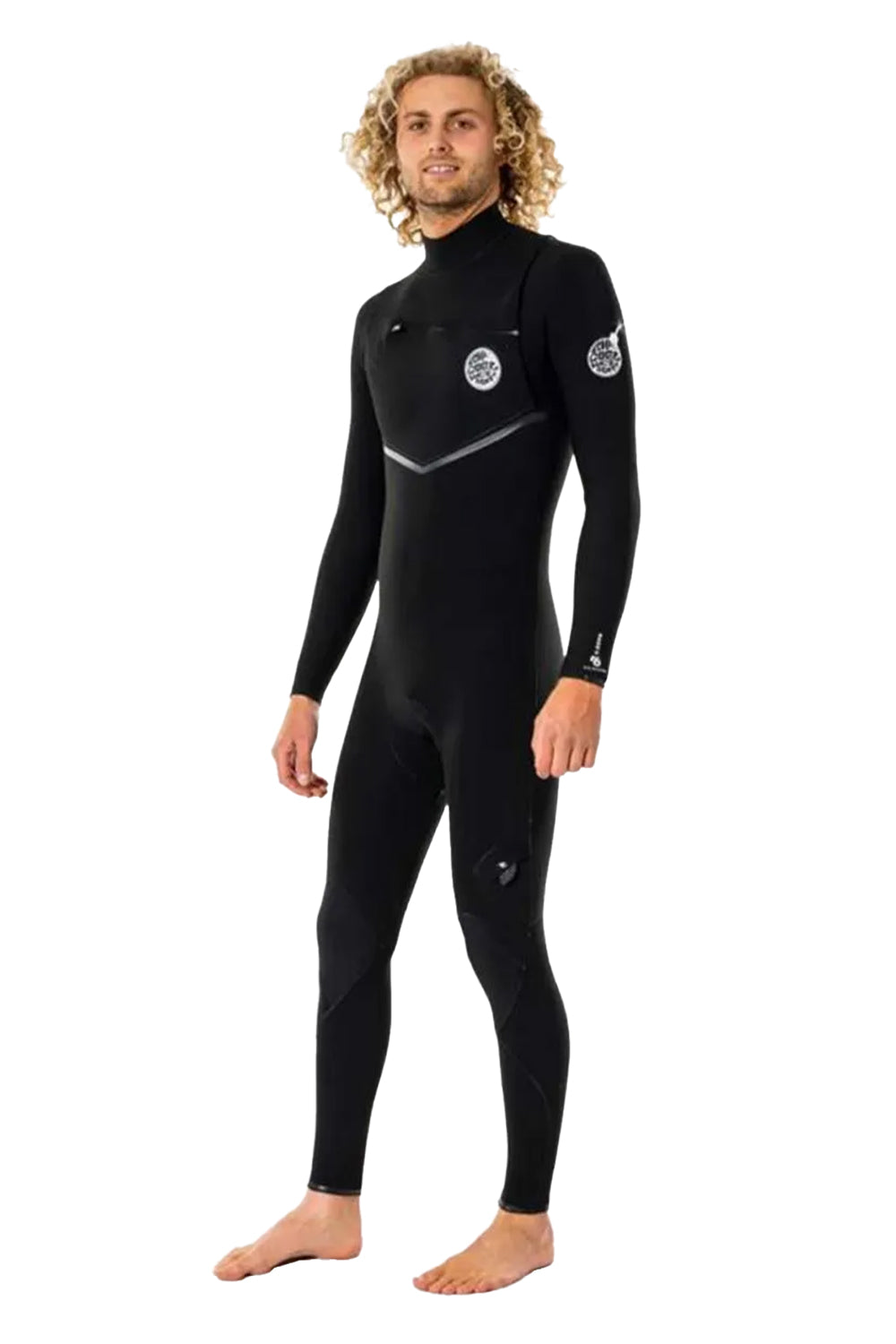 Rip Curl Mens E7 E-Bomb 3/2 Chest Zip Steamer