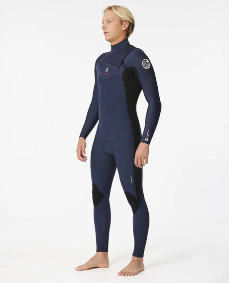 Rip Curl Mens Dawn Patrol 3/2mm Chest Zip Steamer