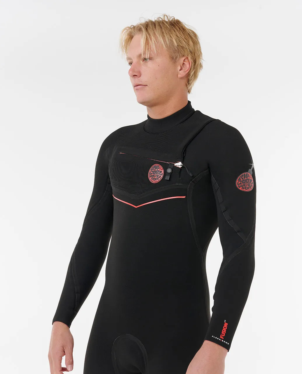 Rip Curl Mens Flashbomb Fusion 3/2mm Chest Zip Steamer