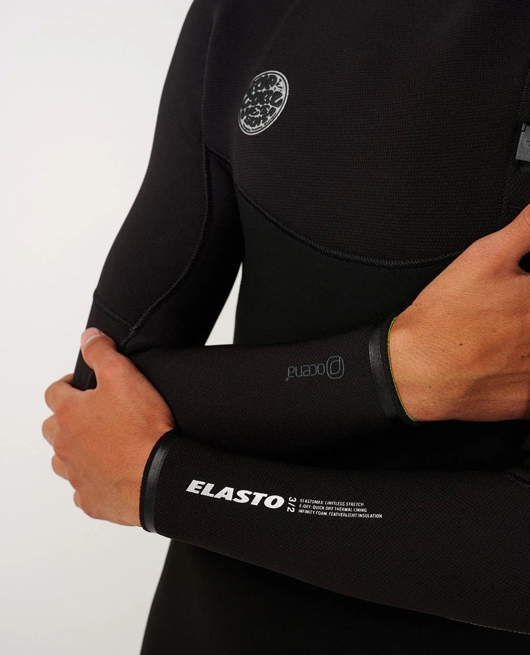 Rip Curl Mens Elasto Zip Free 3/2 Steamer