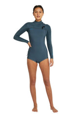 O'Neill Womens Hyperfreak 2mm Chest Zip Long Sleeve Spring Suit Wetsuit