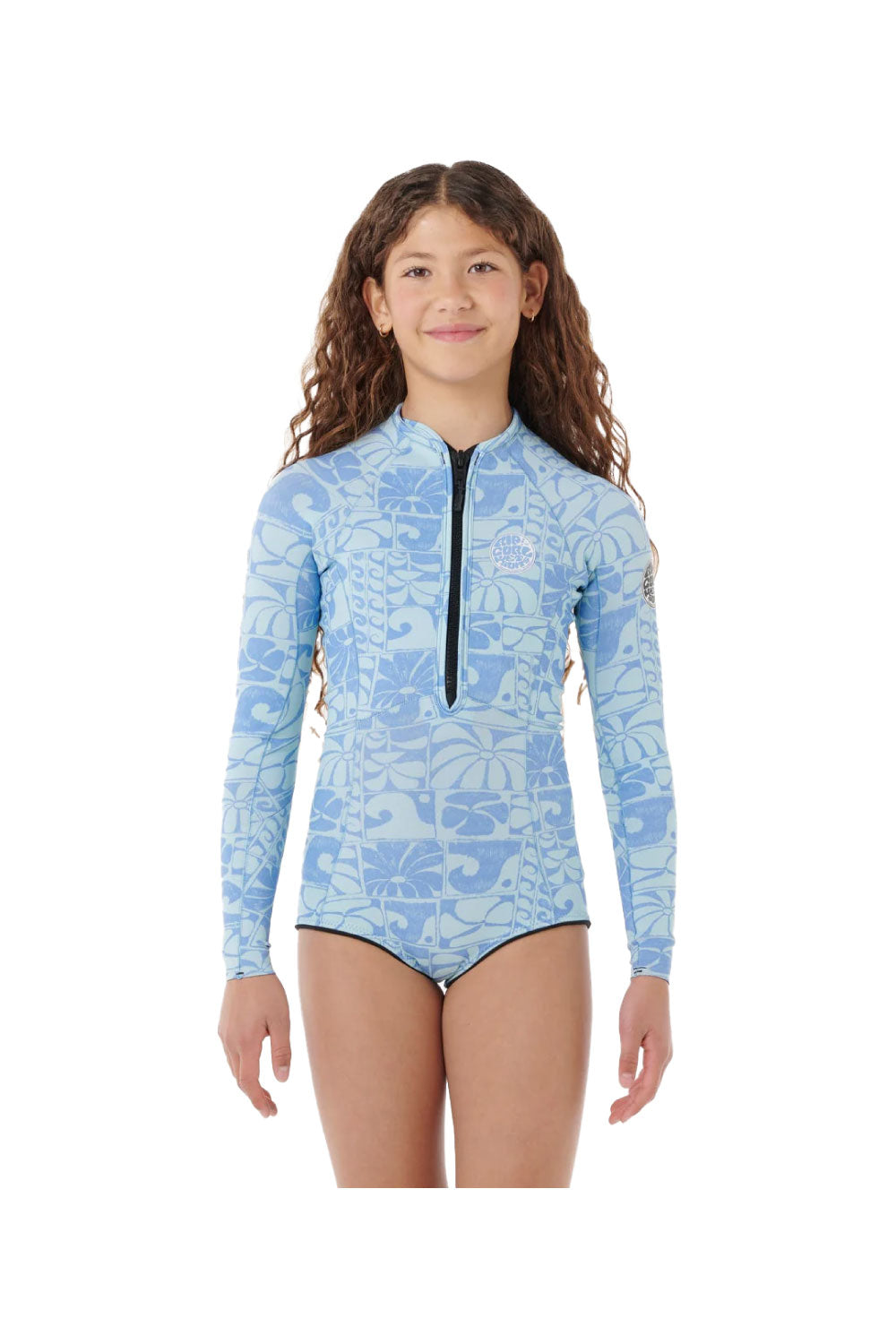 Rip Curl G-bomb 1.5mm Front Zip Long Sleeve Springsuit Wetsuit - Kids