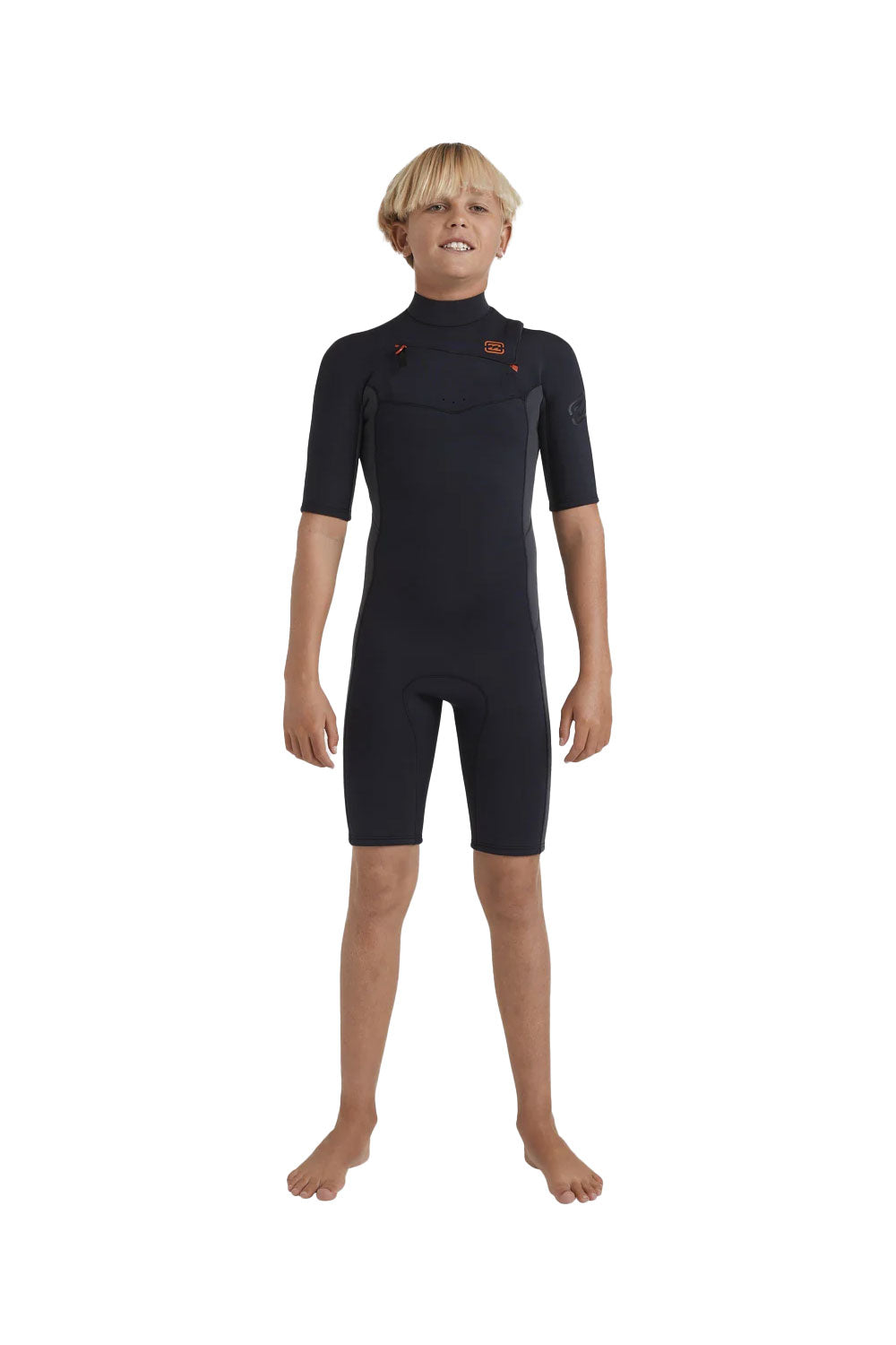 Billabong Boys 8-16 2/2mm Absolute Natural Chest Zip GBS Springsuit Sale price