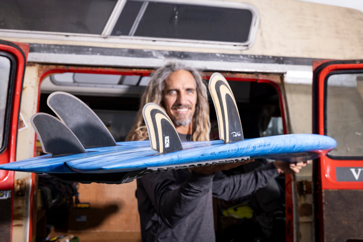 Firewire Seaside Helium 2 Surfboard - Limited Edition Blue Swirl