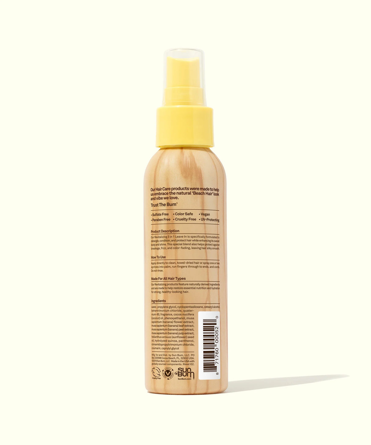 SunBum Revitalising 3 In 1 Leave In Conditioner 188ml