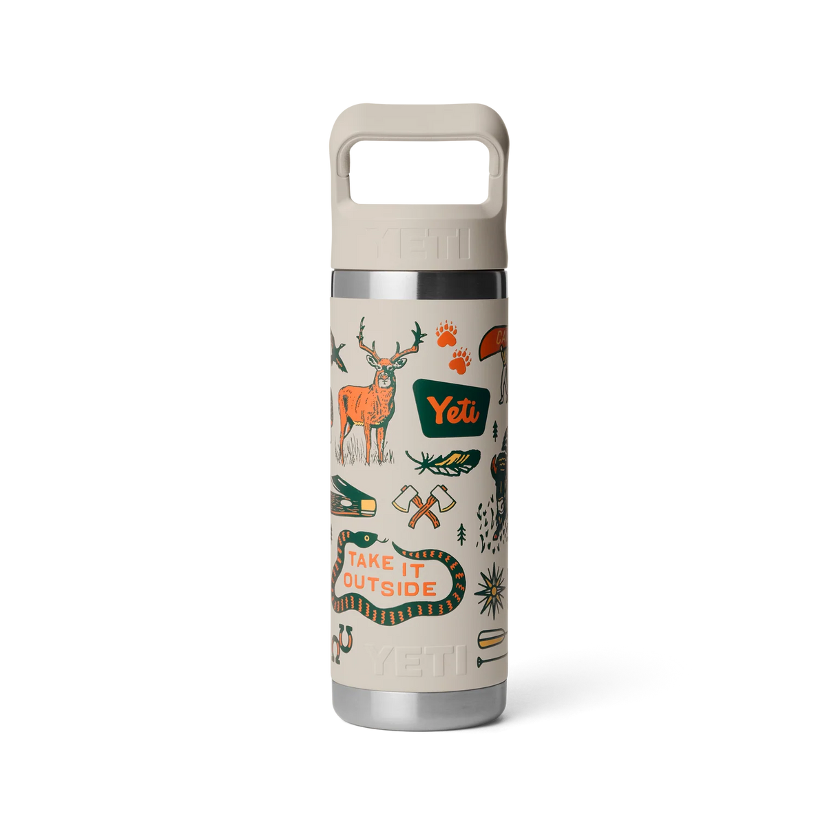 YETI Rambler 18oz (532 ml) Straw Bottle - Summer Camp