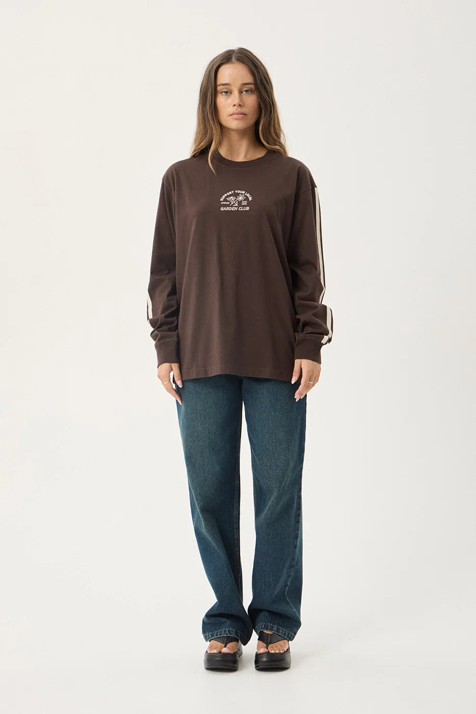 Afends Womens Community Garden L/S Tee