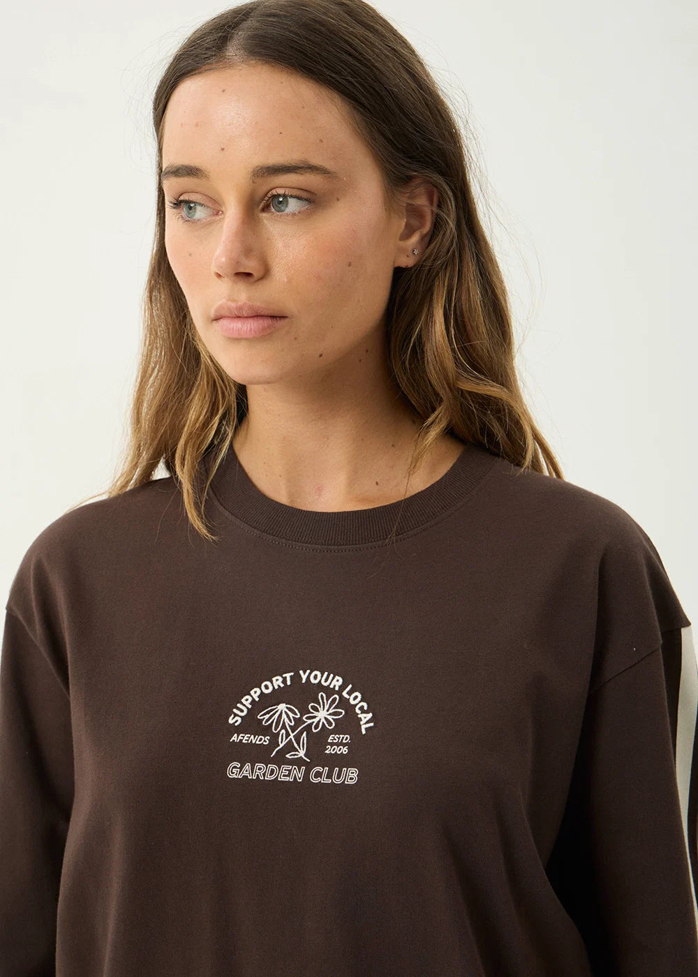 Afends Womens Community Garden L/S Tee