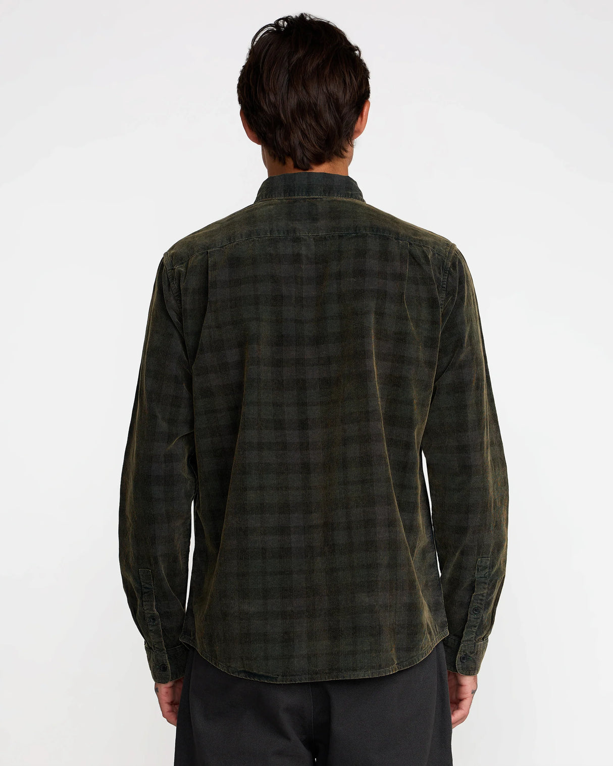 RVCA Mens Artifice Cord Long Sleeve Shirt