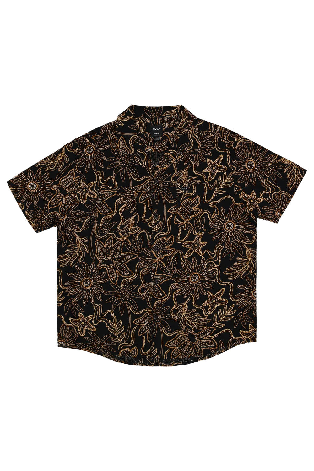 RVCA Mens After Hour Short Sleeve Shirt