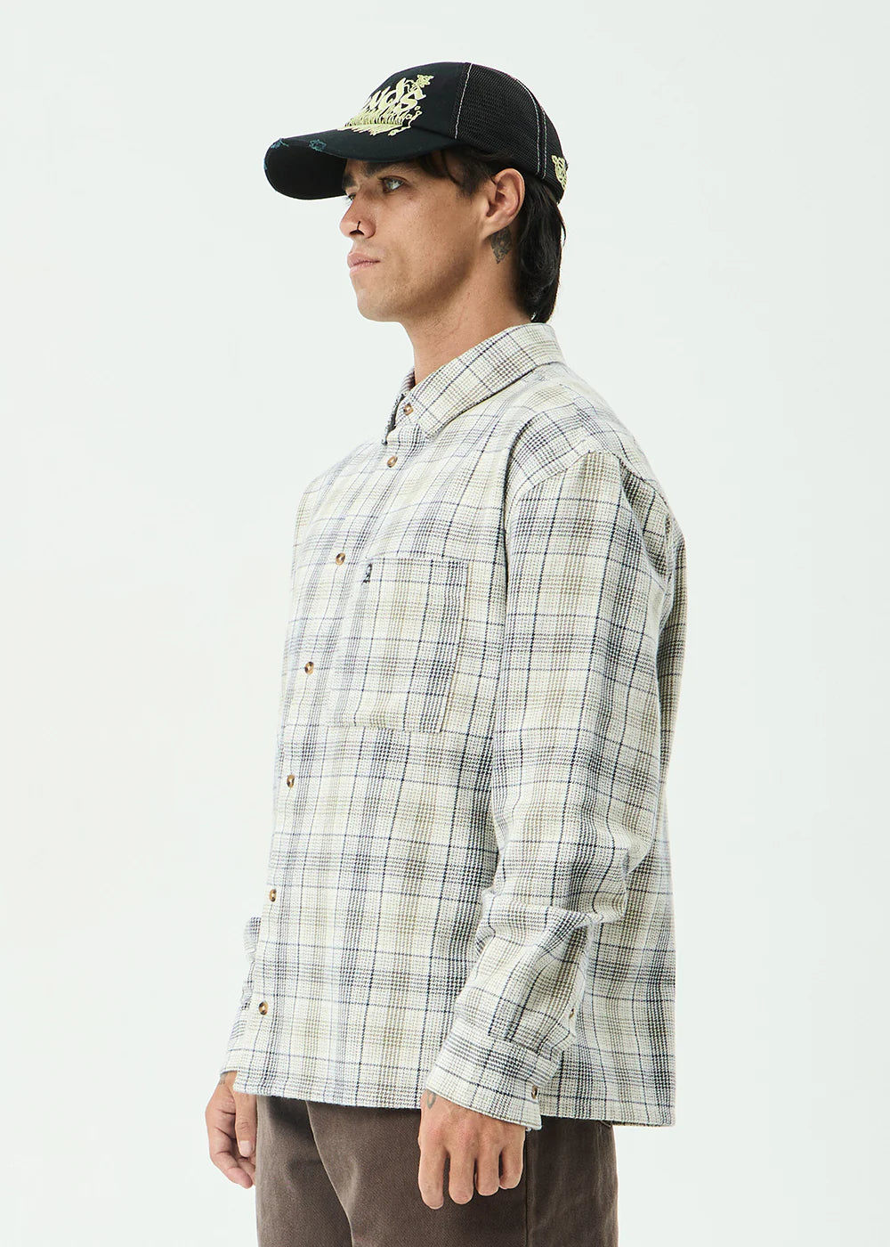 Afends Shelter Flannel Long Sleeve Shirt