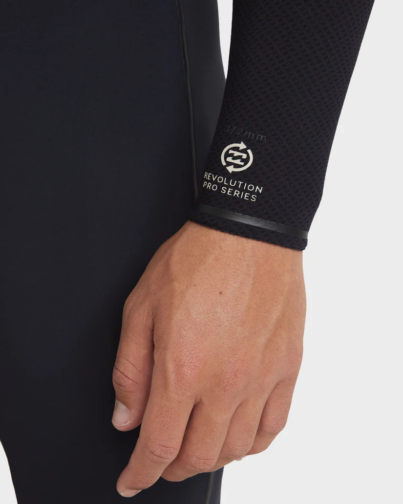 Billabong Mens 3/2mm Revolution Chest Zip Steamer Wetsuit