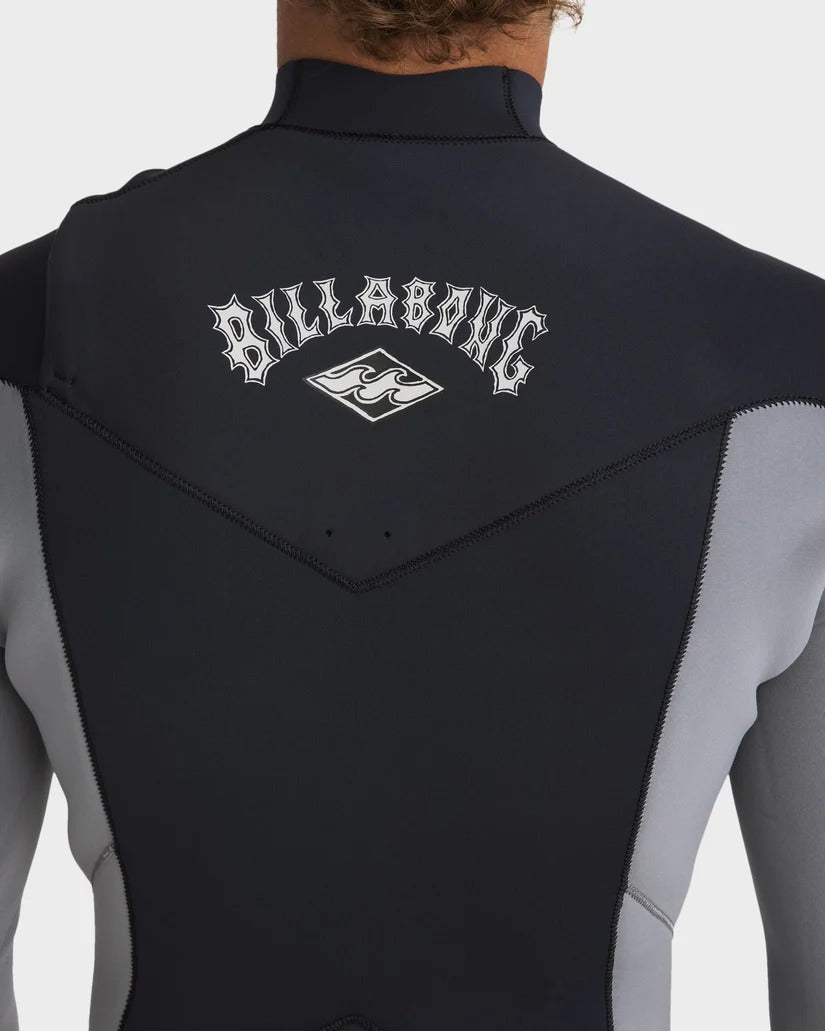 Billabong Mens 3/2mm Absolute Natural Chest Zip Steamer Wetsuit