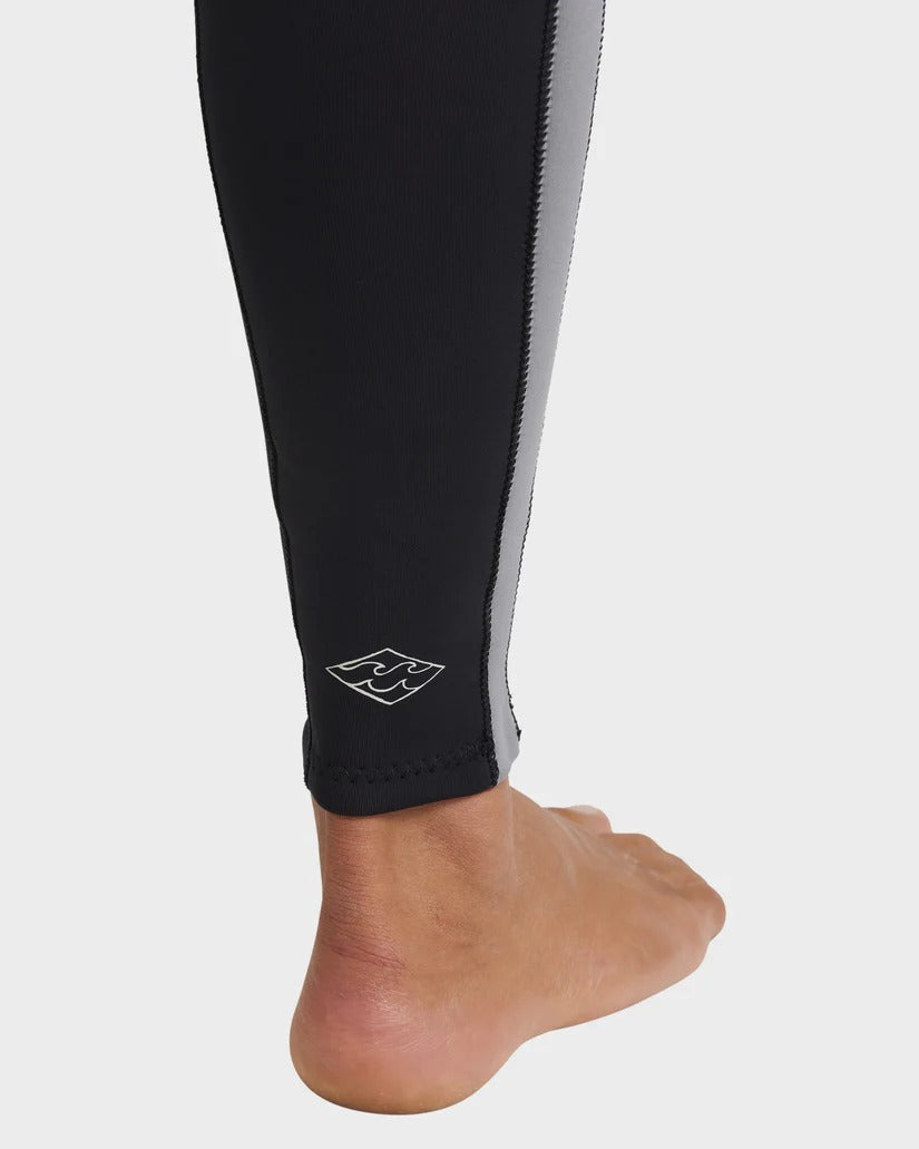 Billabong Mens 3/2mm Absolute Natural Chest Zip Steamer Wetsuit