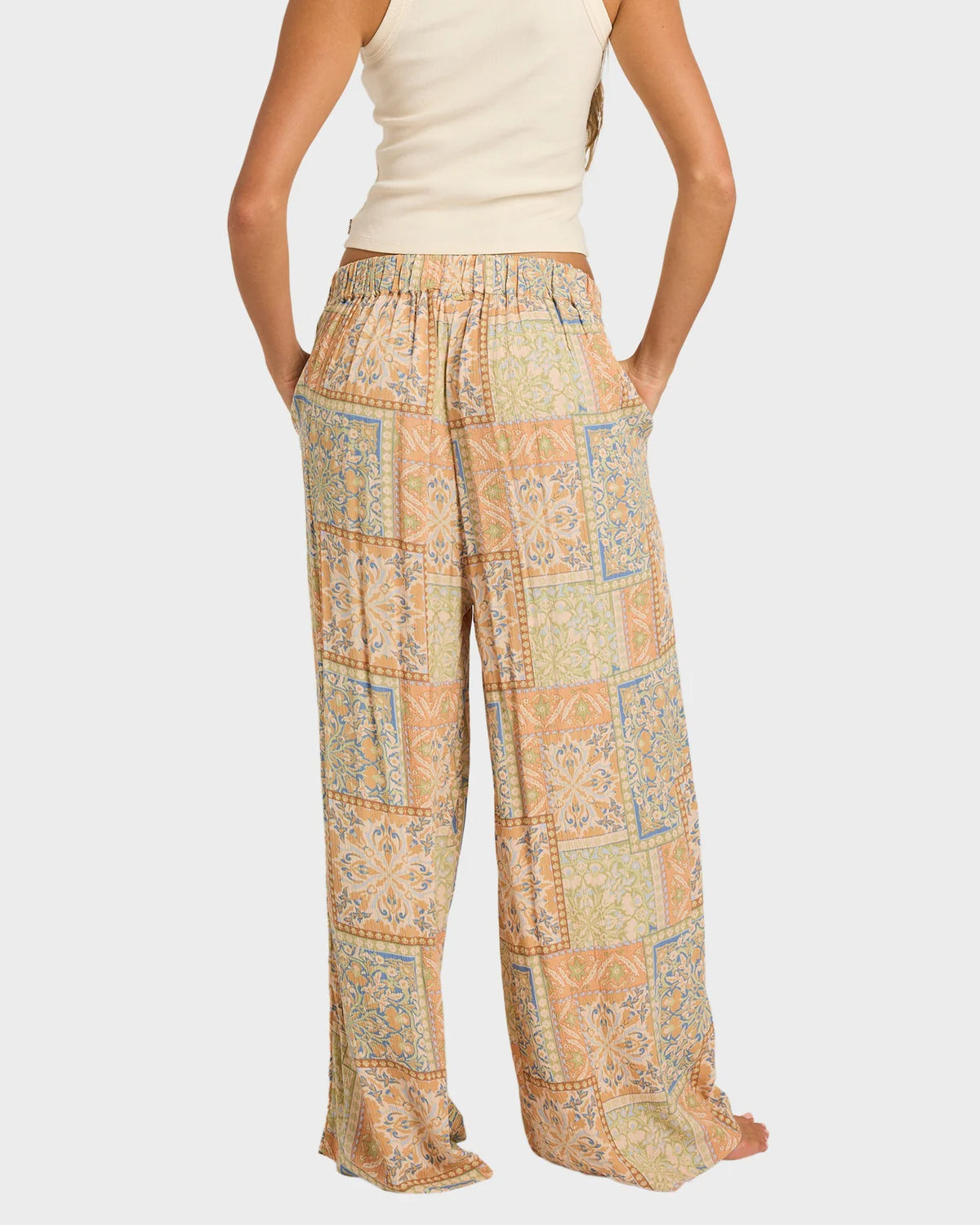 Billabong Womens Follow Me Printed Elastic Pants