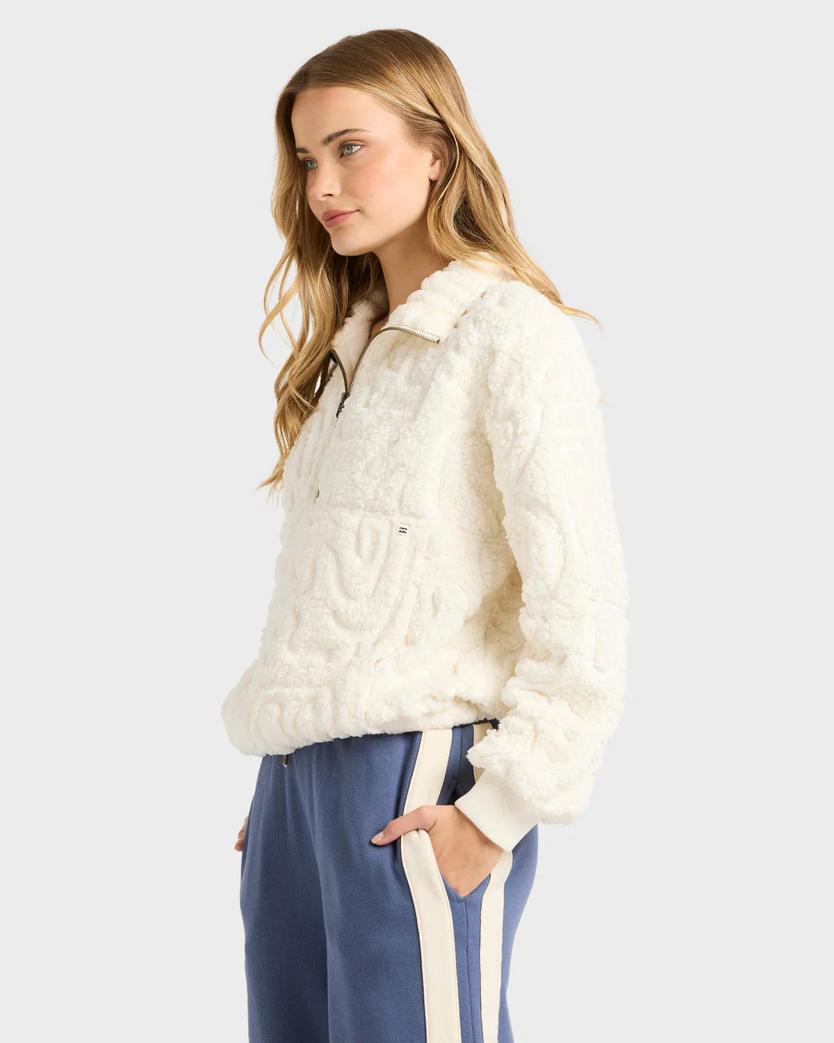 Billabong Womens Le Love Half Zip Pullover