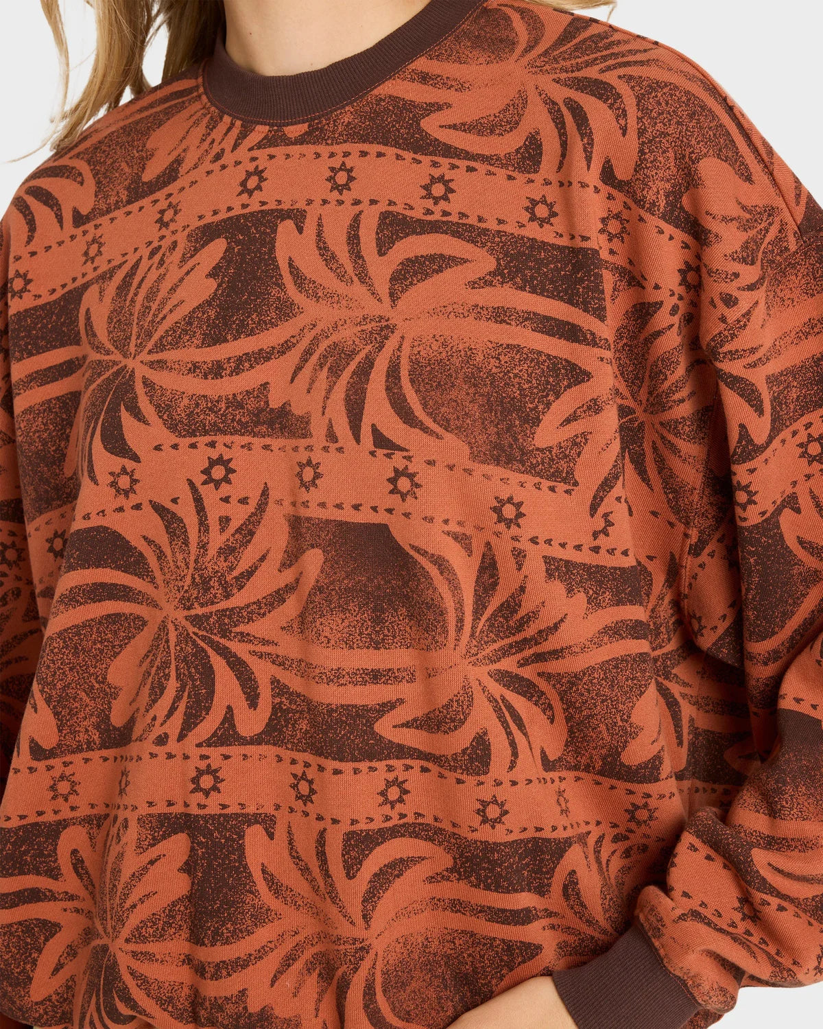 Billabong Womens Vida Palms Crew Neck