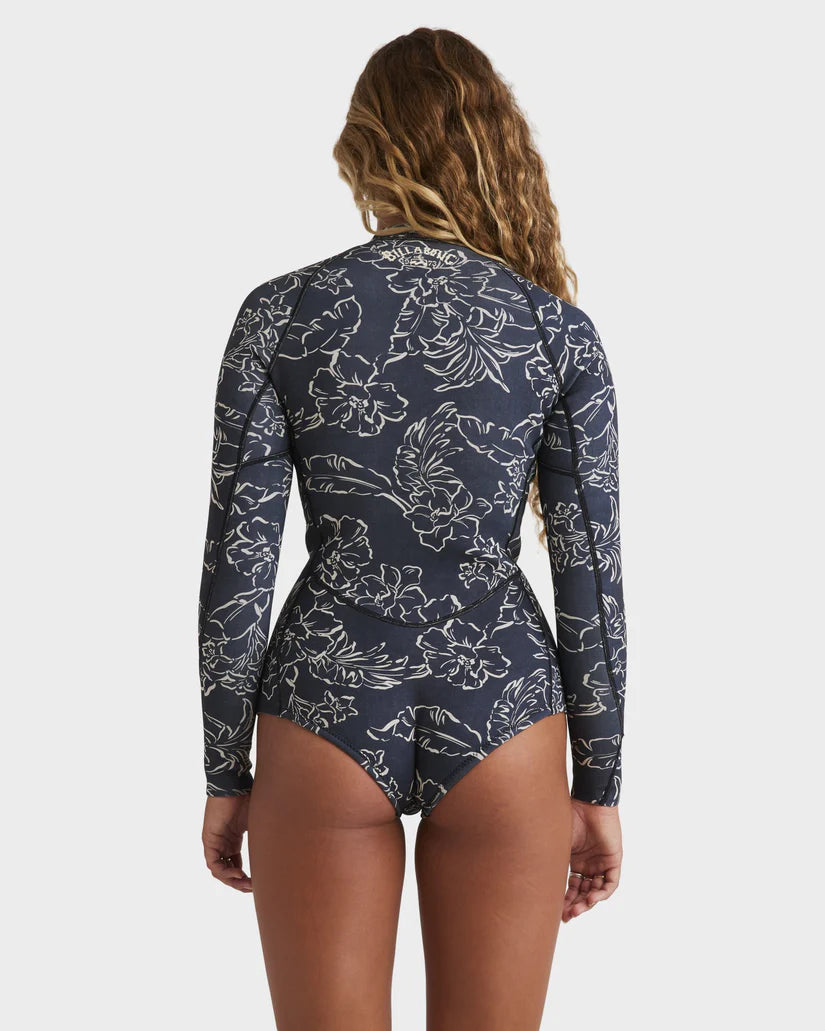 Billabong Womens Salty Dayz Natural Long Sleeve Springsuit