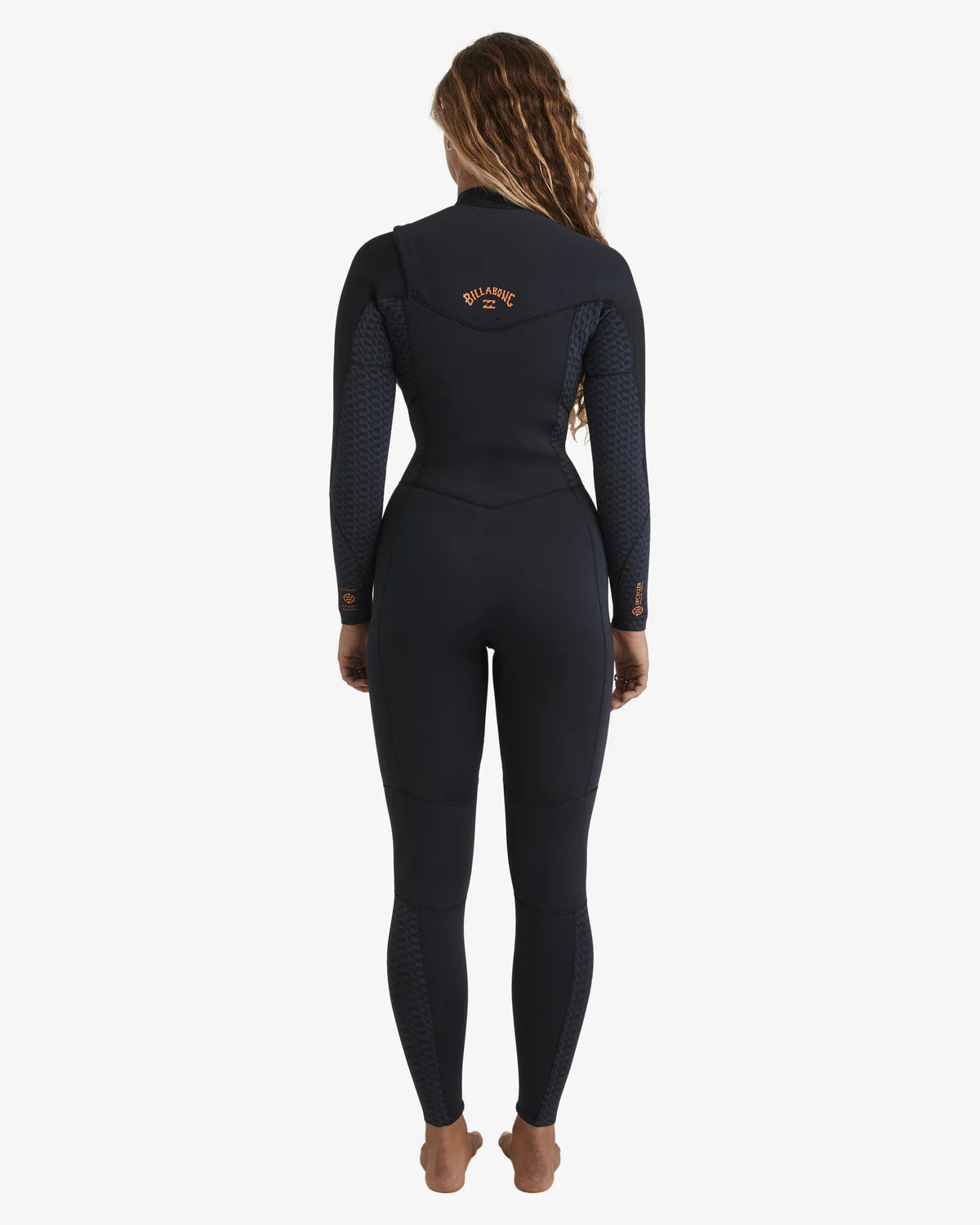 Billabong Womens 3/2mm Synergy Natural Chest Zip Steamer Wetsuit