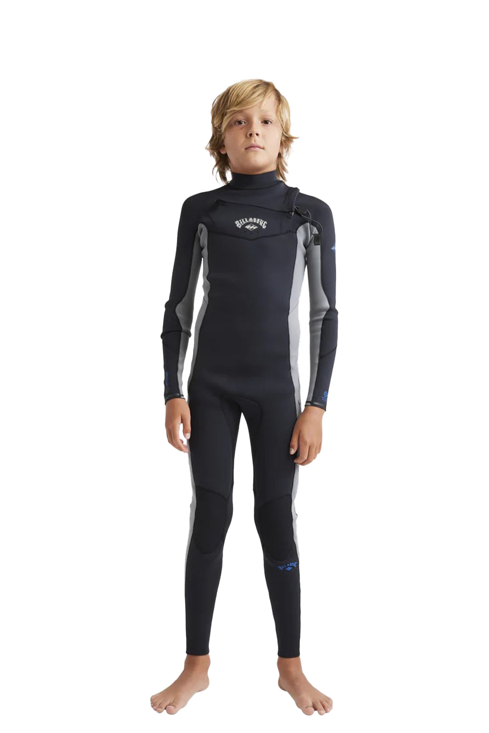 Billabong Boys (8-16) 4/3mm Absolute Natural Chest Zip Steamer Wetsuit