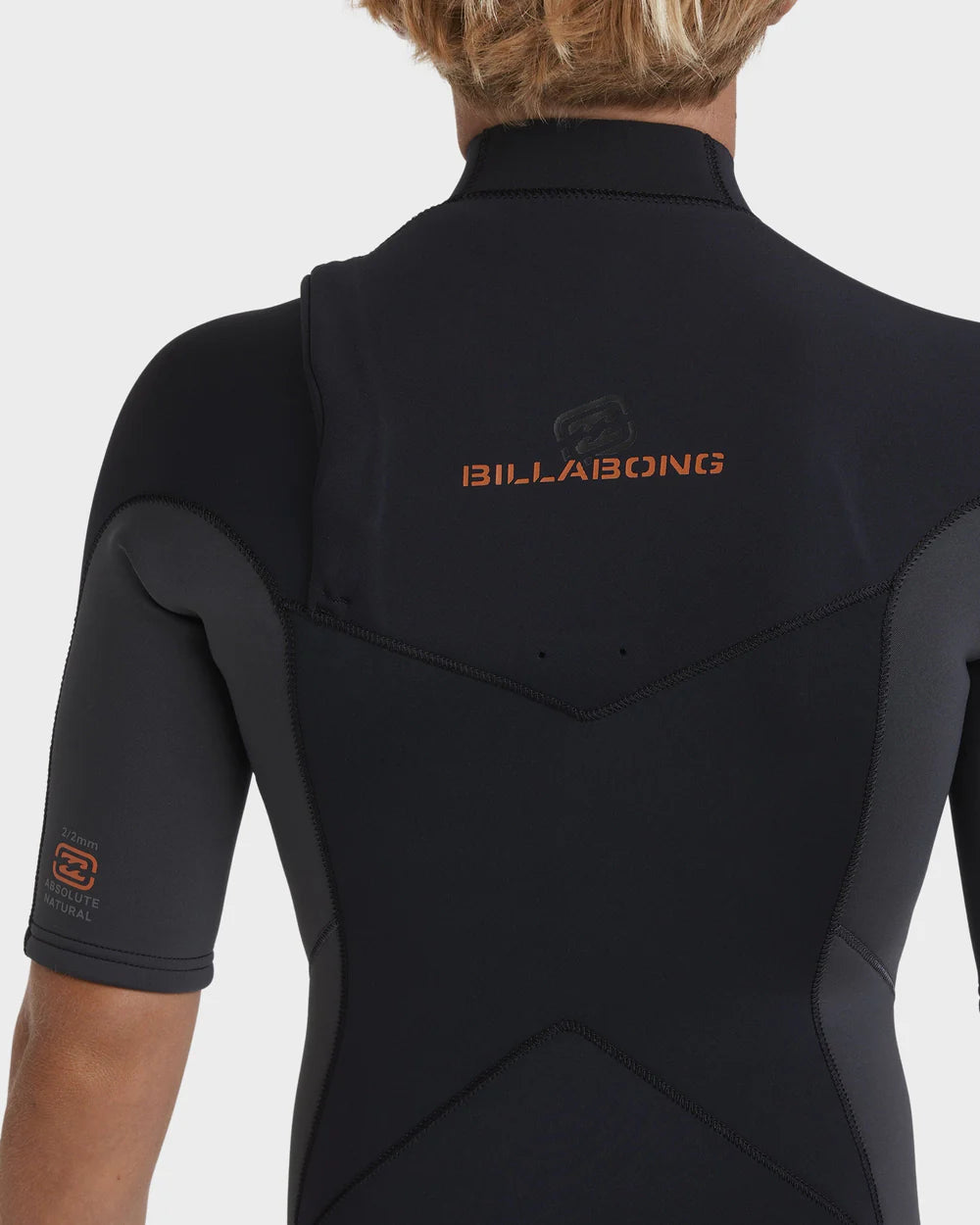 Billabong Boys 8-16 2/2mm Absolute Natural Chest Zip GBS Springsuit Sale price