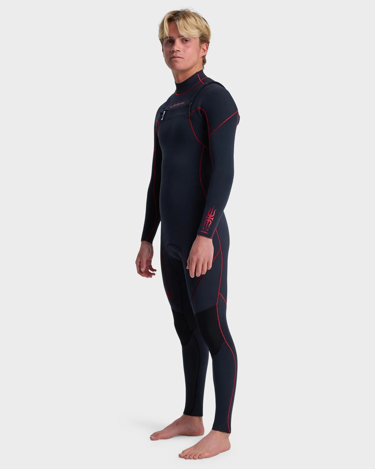 Quiksilver Mens 3/2 Mercury Chest Zip Wetsuit