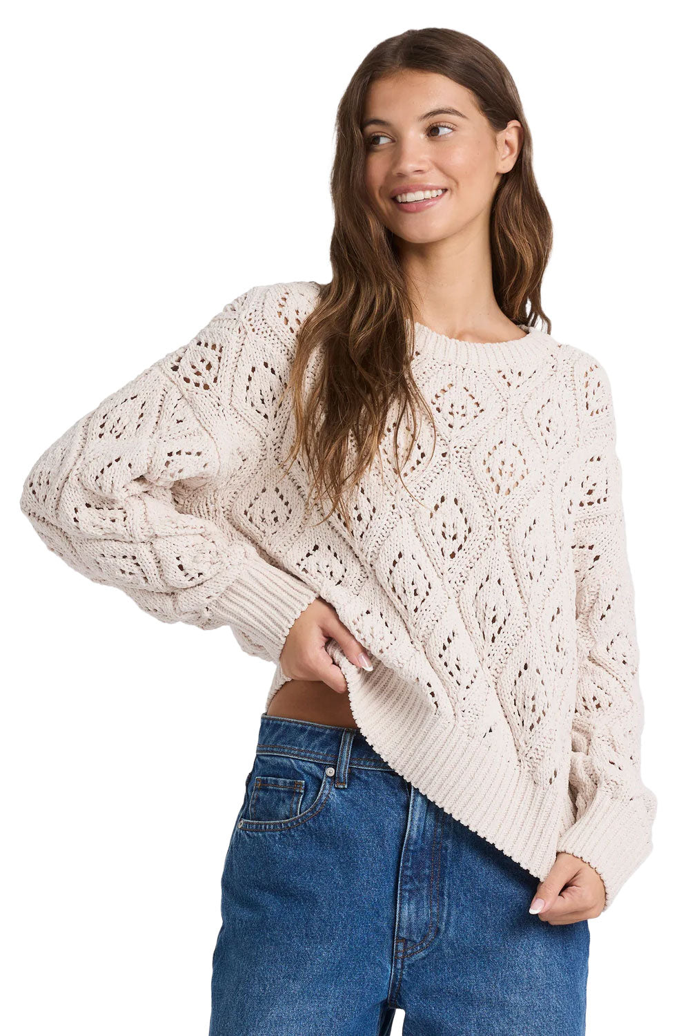 ROXY Welcome Back Crew Neck