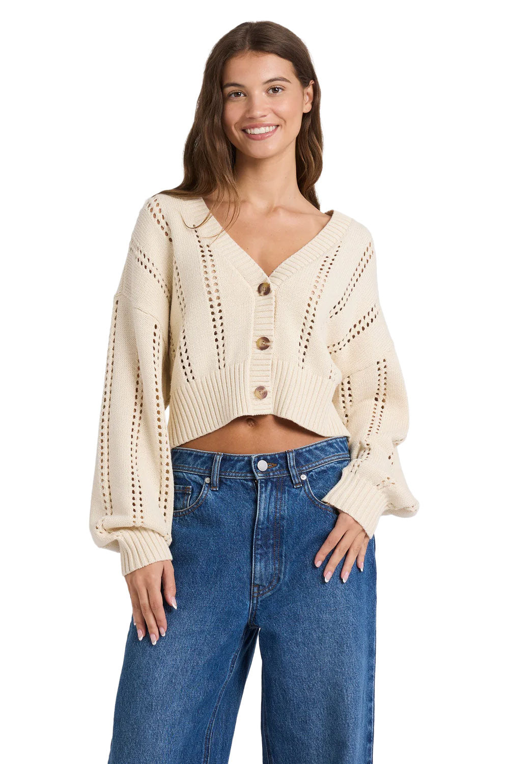 ROXY Womens Sunlaced Cardigan