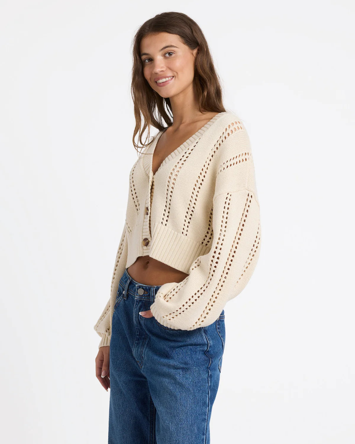 ROXY Womens Sunlaced Cardigan