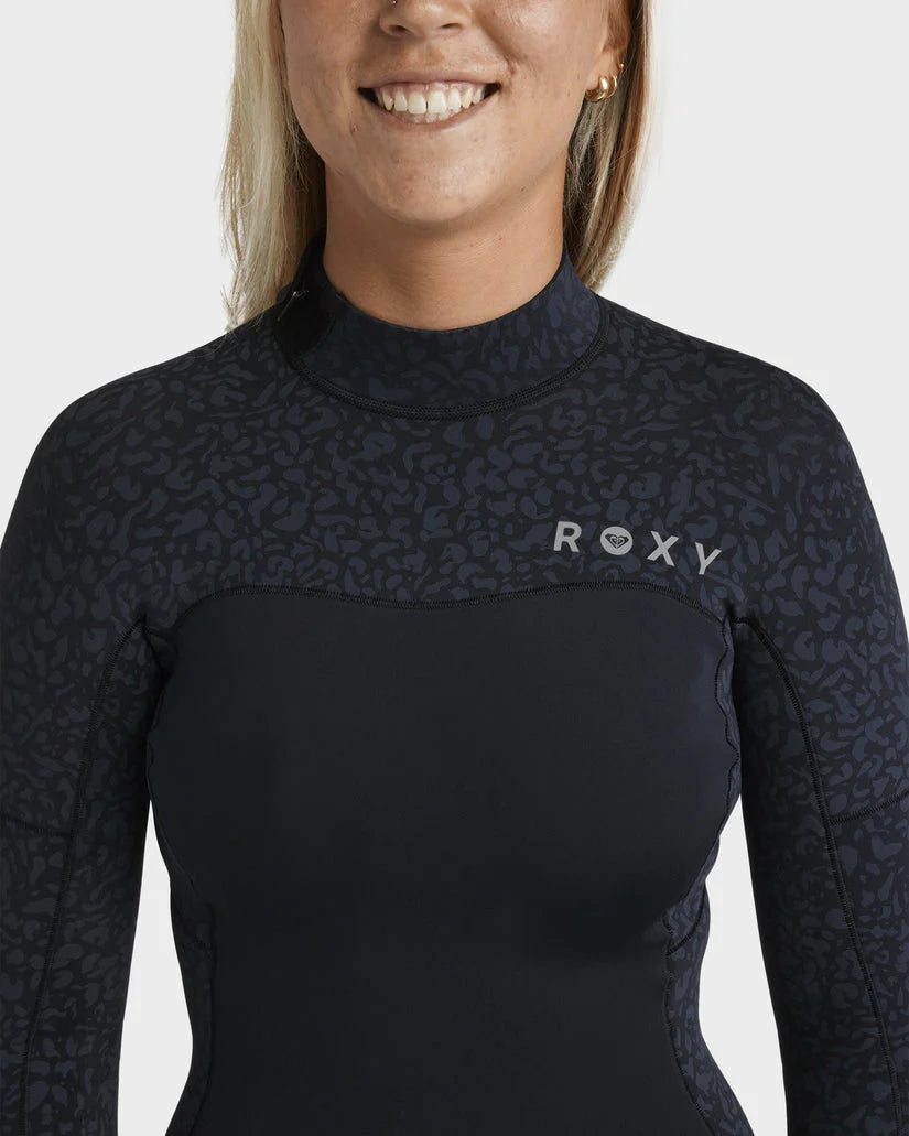ROXY Womens 2.0 Swell Natural Back Zip Long Sleeve Springsuit