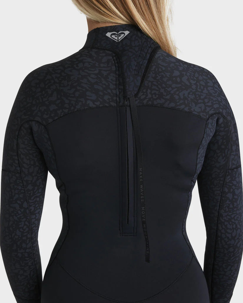 ROXY Womens 2.0 Swell Natural Back Zip Long Sleeve Springsuit