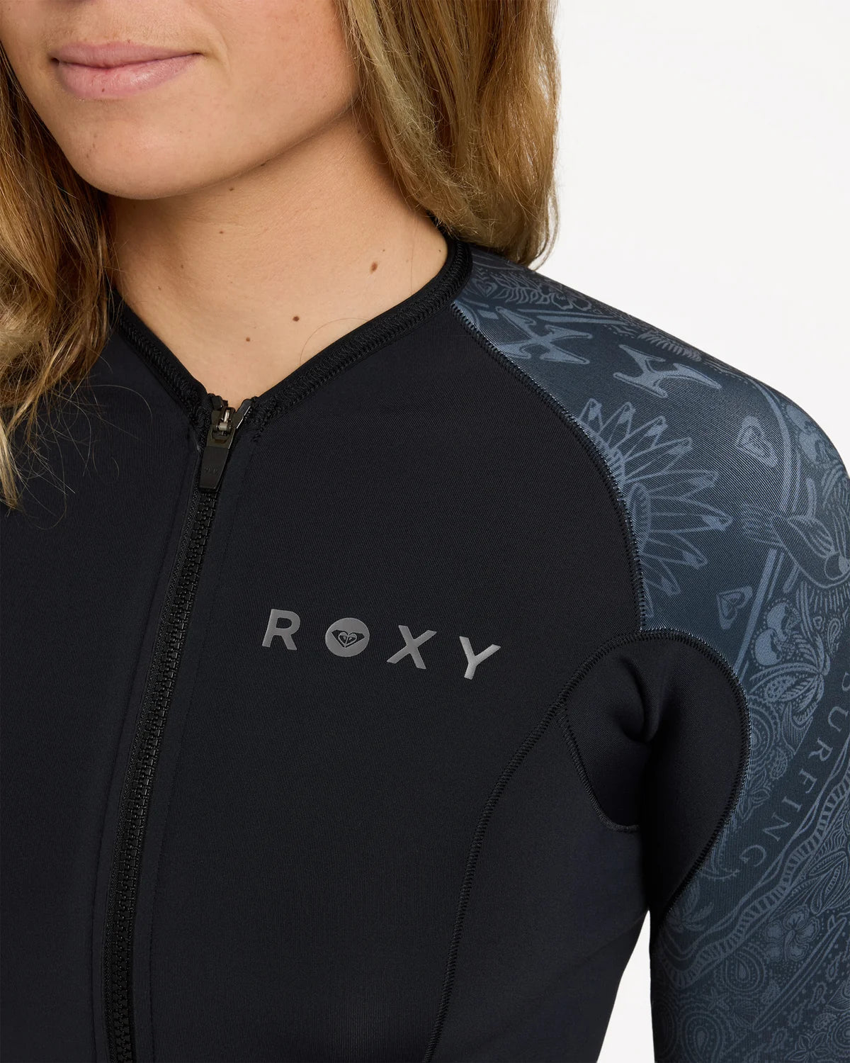 ROXY Womens 1mm Swell Long Sleeve Wetsuit Jacket