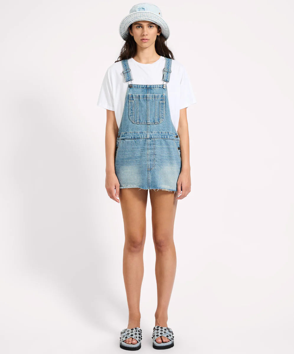 One Teaspoon Sloan Mini Pini Denim Dress