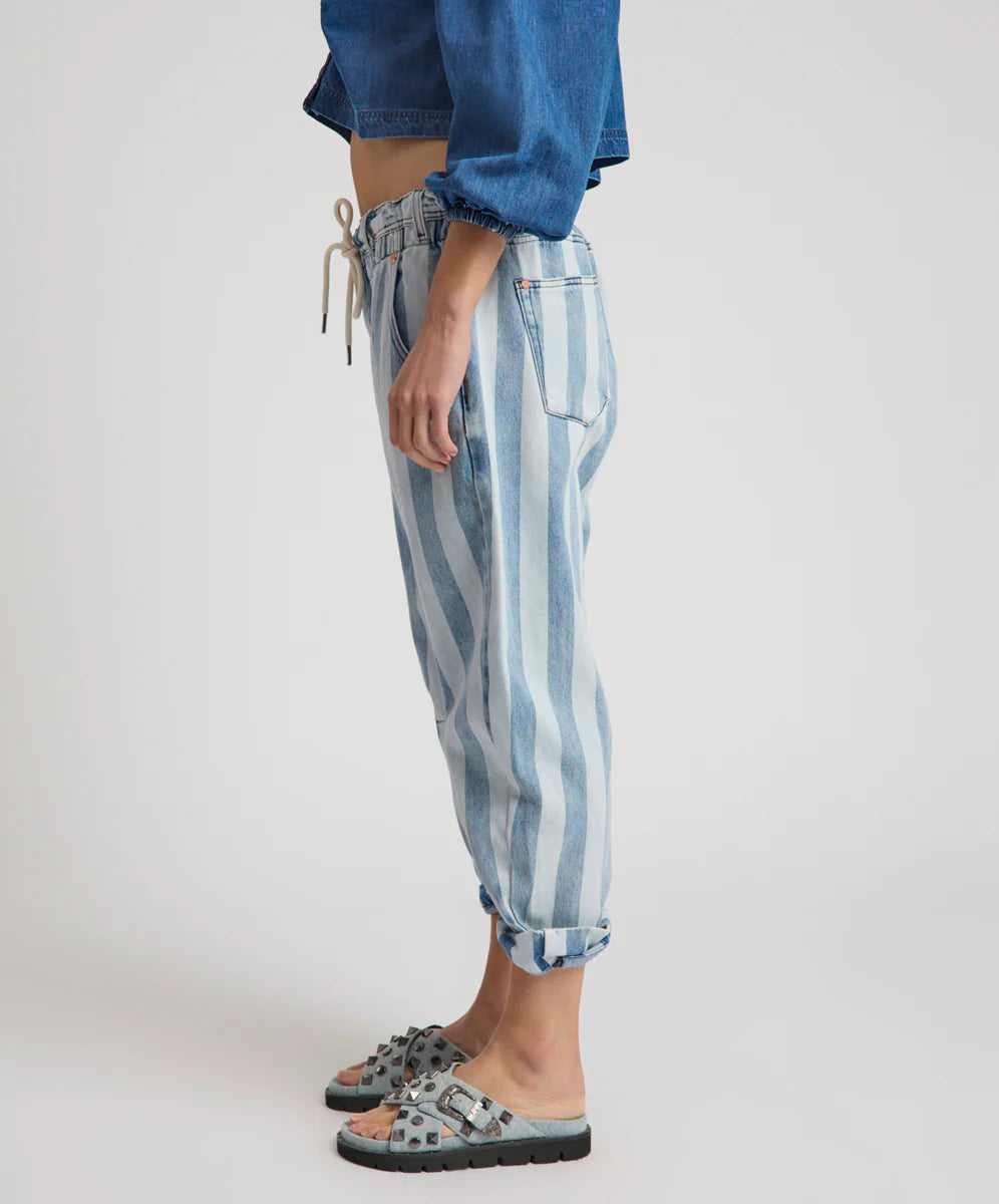 One Teaspoon Outcasts Low Waist Drop Crotch Harem Denim Jeans