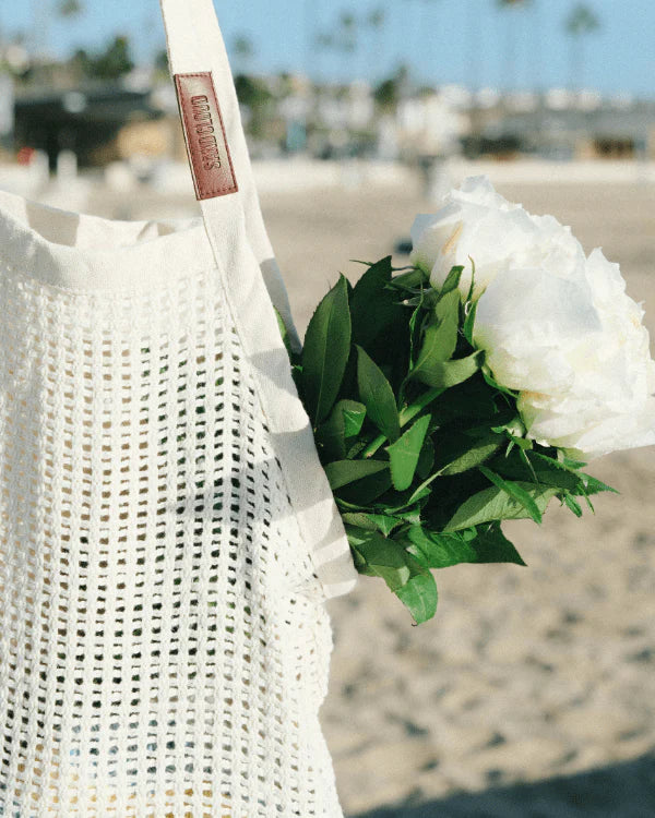 Sand Cloud Net Market Bag Navy