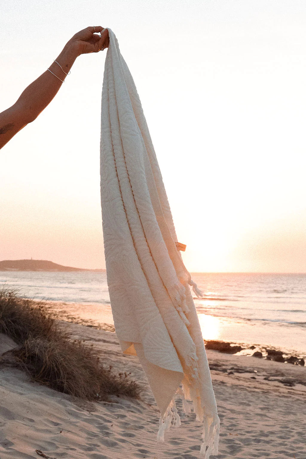Salty Shadows Traveller Cotton Terry Towel